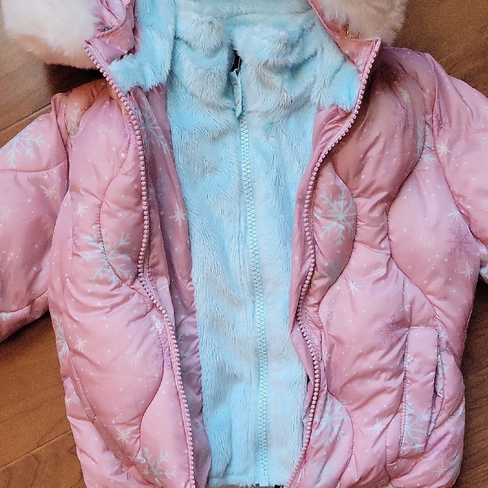 Snozu Light Pink Fleece Jacket - Picture 2 of 8